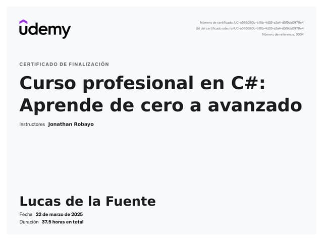 Imagen del certificado no encontrada