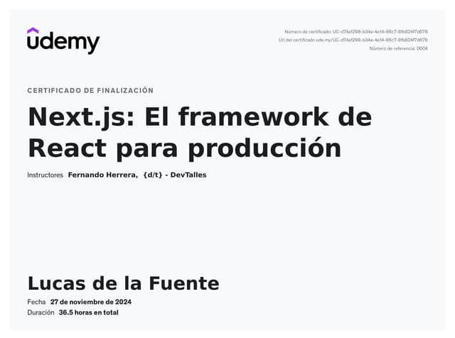 Imagen del certificado no encontrada