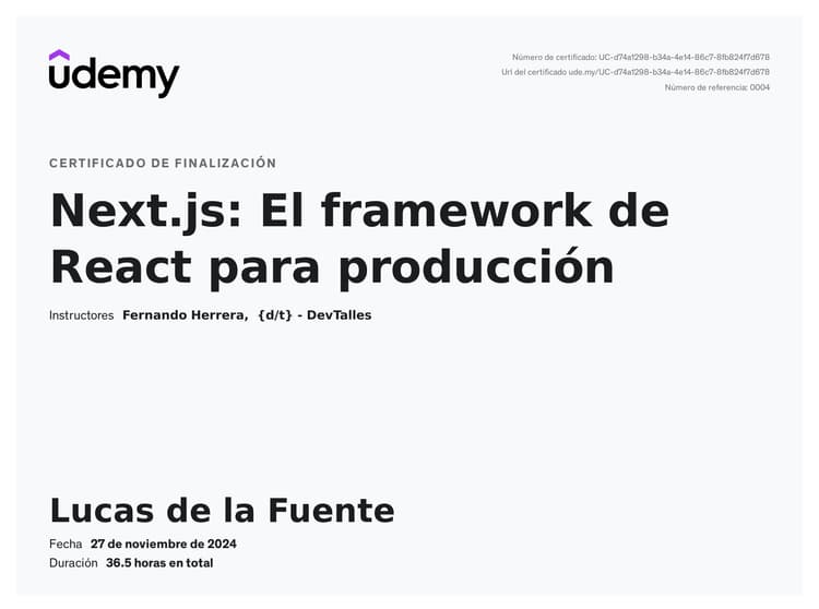 Imagen del certificado no encontrada